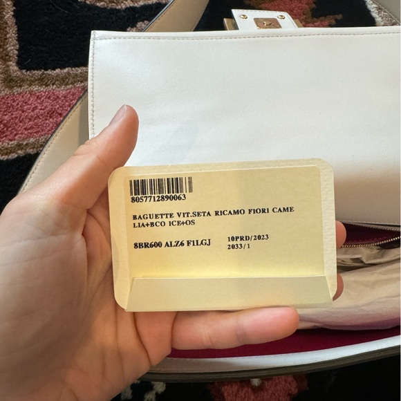 RARE Fendi Baguette - White Leather Embroidery - Picture 6 of 8